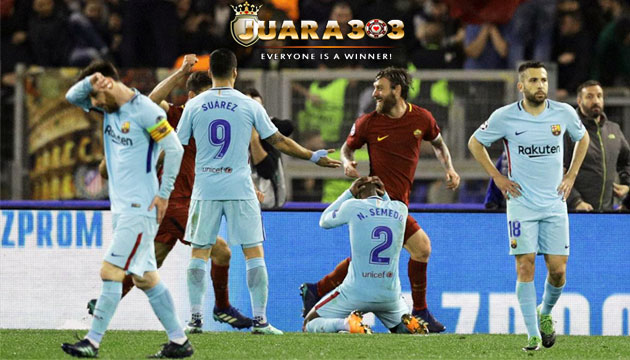 roma singkirkan barcelona di liga champions - agen bola piala dunia 2018