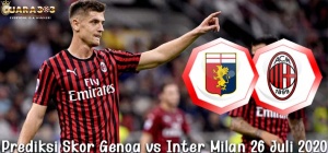 Prediksi Skor Genoa vs Inter Milan 26 Juli 2020